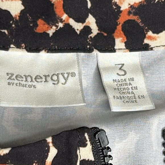 Zenergy Chicos 3 US XL16 Jacket Neema Animal Print Mesh Golf Stretch Lightweight - Picture 6 of 15